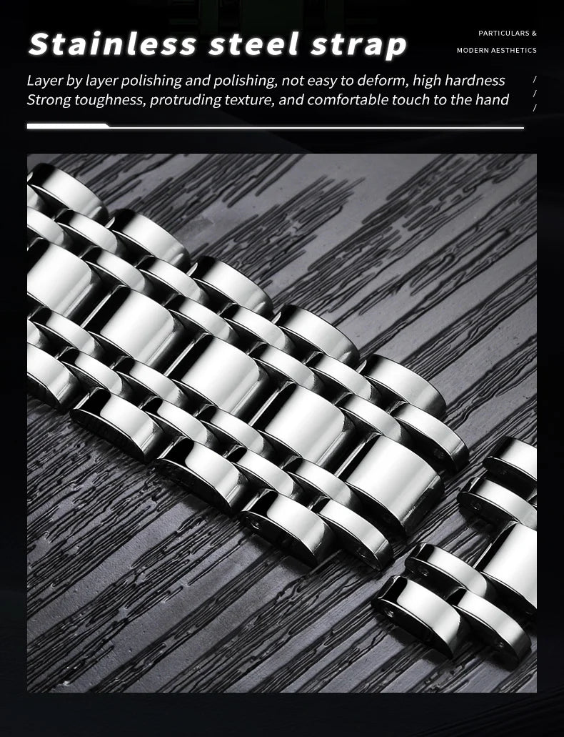 Gold Otto OLEVS Men's Classic Chronograph Moon Phase Quartz Wristwatch – Waterproof Luxury