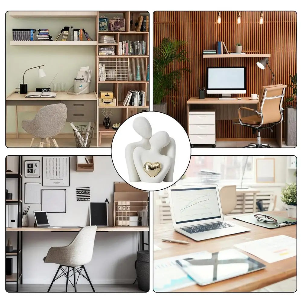 Gold Otto Nordic Harmony Couple Sculpture